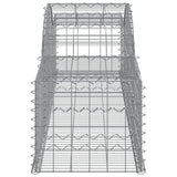 Arched Gabion Baskets 10 pcs 300x50x40/60 cm Galvanised Iron
