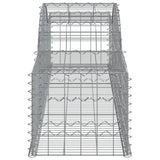 Arched Gabion Baskets 15 pcs 300x50x40/60 cm Galvanised Iron