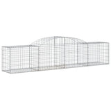 Arched Gabion Baskets 15 pcs 300x50x60/80 cm Galvanised Iron