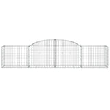 Arched Gabion Baskets 20 pcs 300x50x60/80 cm Galvanised Iron