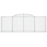 Arched Gabion Baskets 10 pcs 300x50x100/120 cm Galvanised Iron