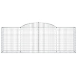 Arched Gabion Baskets 11 pcs 300x50x100/120 cm Galvanised Iron