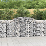 Arched Gabion Baskets 20 pcs 300x50x100/120 cm Galvanised Iron