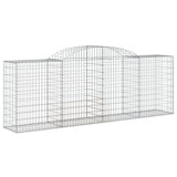 Arched Gabion Baskets 30 pcs 300x50x100/120 cm Galvanised Iron