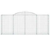 Arched Gabion Baskets 3 pcs 300x50x120/140 cm Galvanised Iron