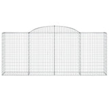 Arched Gabion Baskets 8 pcs 300x50x120/140 cm Galvanised Iron