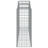 Arched Gabion Baskets 8 pcs 300x50x120/140 cm Galvanised Iron