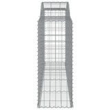 Arched Gabion Baskets 12 pcs 300x50x120/140 cm Galvanised Iron