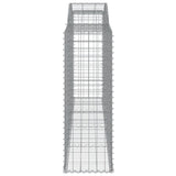 Arched Gabion Baskets 25 pcs 300x50x140/160 cm Galvanised Iron
