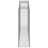 Arched Gabion Baskets 13 pcs 300x50x160/180 cm Galvanised Iron