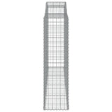 Arched Gabion Baskets 2 pcs 300x50x180/200 cm Galvanised Iron