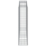 Arched Gabion Baskets 6 pcs 300x50x200/220 cm Galvanised Iron
