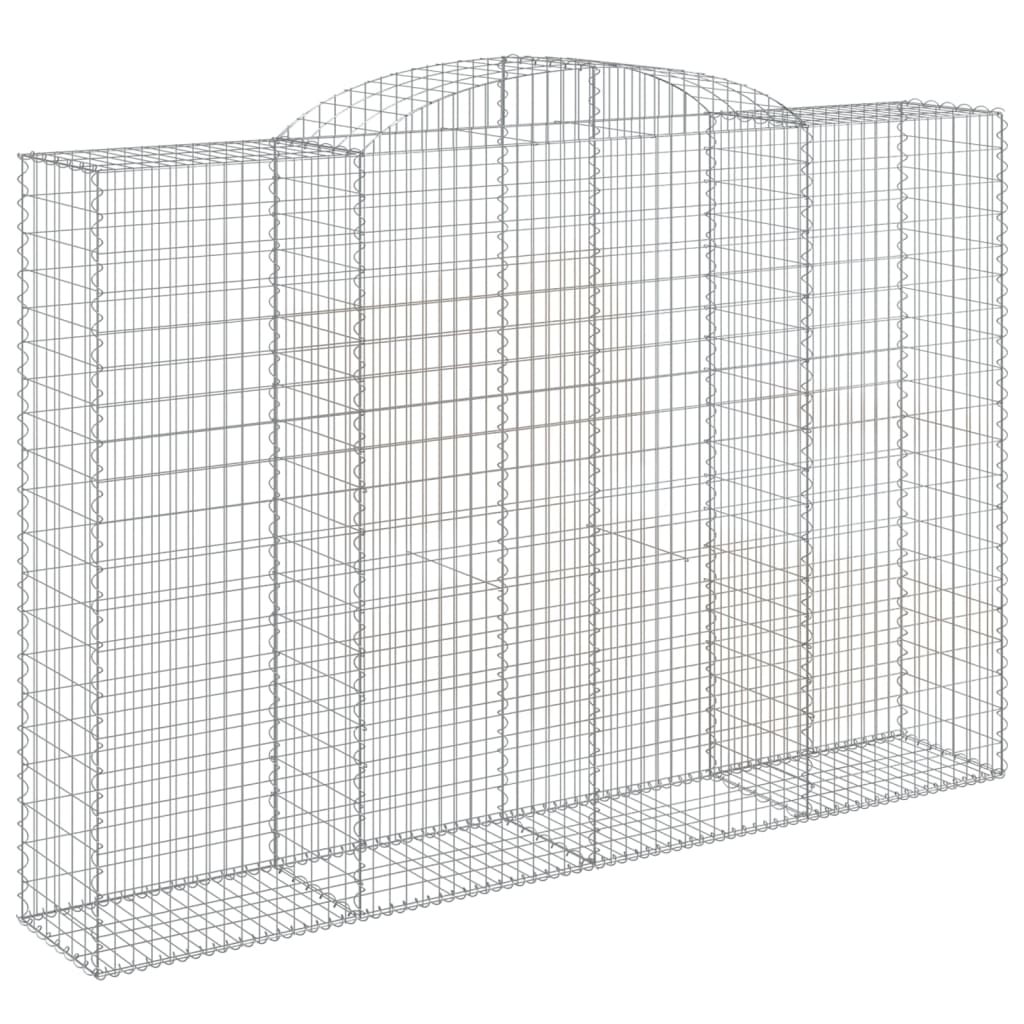 Arched Gabion Baskets 12 pcs 300x50x200/220 cm Galvanised Iron