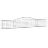 Arched Gabion Baskets 25 pcs 400x30x60/80 cm Galvanised Iron