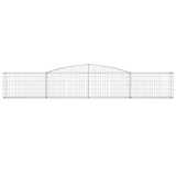 Arched Gabion Baskets 25 pcs 400x30x60/80 cm Galvanised Iron