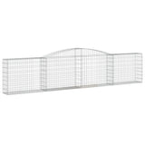 Arched Gabion Baskets 25 pcs 400x30x80/100 cm Galvanised Iron