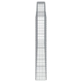 Arched Gabion Baskets 10 pcs 400x30x180/200 cm Galvanised Iron