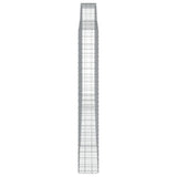 Arched Gabion Baskets 10 pcs 400x30x220/240 cm Galvanised Iron