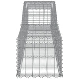 Arched Gabion Baskets 2 pcs 400x50x40/60 cm Galvanised Iron