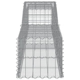 Arched Gabion Baskets 3 pcs 400x50x40/60 cm Galvanised Iron