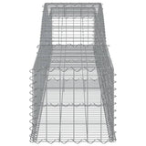 Arched Gabion Baskets 7 pcs 400x50x40/60 cm Galvanised Iron
