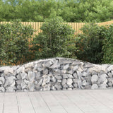 Arched Gabion Baskets 20 pcs 400x50x60/80 cm Galvanised Iron