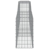Arched Gabion Baskets 8 pcs 400x50x80/100 cm Galvanised Iron