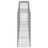Arched Gabion Baskets 15 pcs 400x50x120/140 cm Galvanised Iron