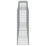 Arched Gabion Baskets 25 pcs 400x50x140/160 cm Galvanised Iron
