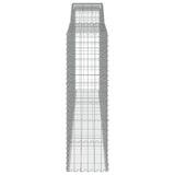 Arched Gabion Baskets 5 pcs 400x50x160/180 cm Galvanised Iron