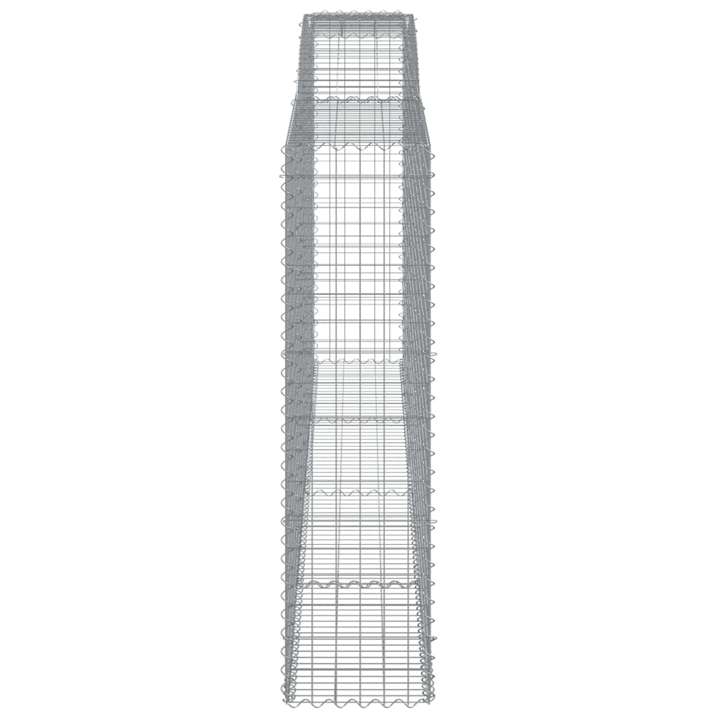Arched Gabion Baskets 5 pcs 400x50x180/200 cm Galvanised Iron