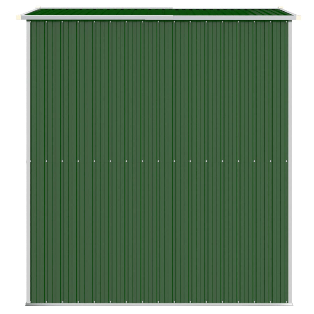 Garden Shed Green 192x191x223 cm Galvanised Steel