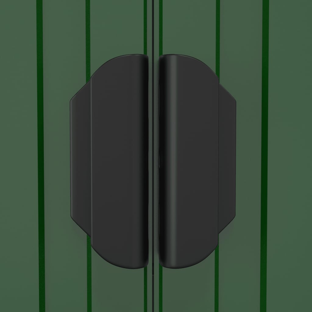 vidaXL Garden Shed Green 192x191x223 cm Galvanised Steel