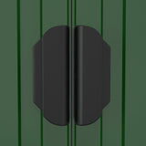 Garden Shed Green 192x191x223 cm Galvanised Steel