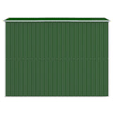 Garden Shed Green 192x274x223 cm Galvanised Steel