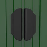 vidaXL Garden Shed Green 192x357x223 cm Galvanised Steel