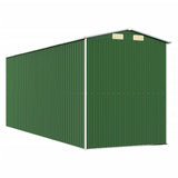Garden Shed Green 192x523x223 cm Galvanised Steel