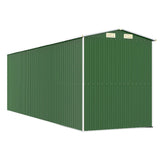 vidaXL Garden Shed Green 192x606x223 cm Galvanised Steel