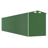 vidaXL Garden Shed Green 192x938x223 cm Galvanised Steel