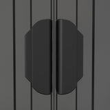 Garden Shed Light Grey 192x440x223 cm Galvanised Steel