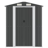 Garden Shed Anthracite 192x191x223 cm Galvanised Steel