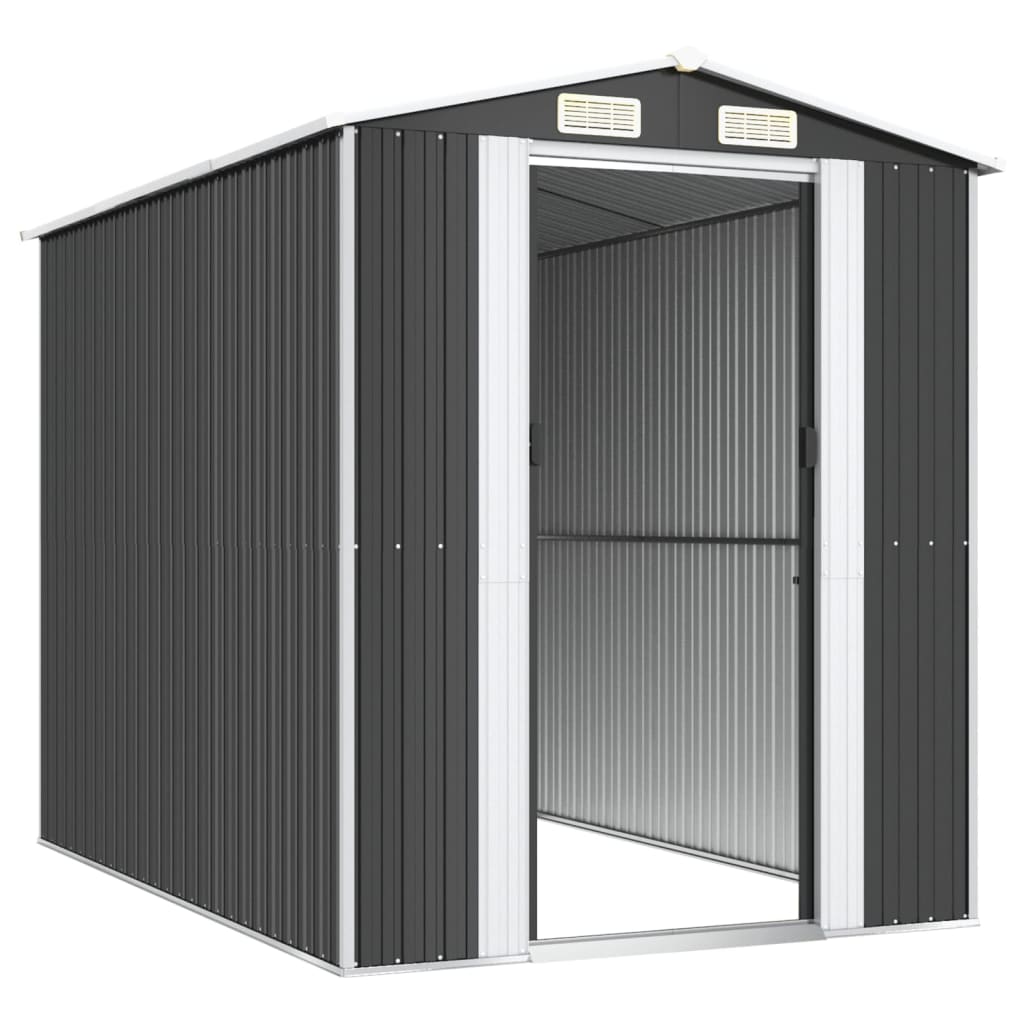 Garden Shed Anthracite 192x274x223 cm Galvanised Steel