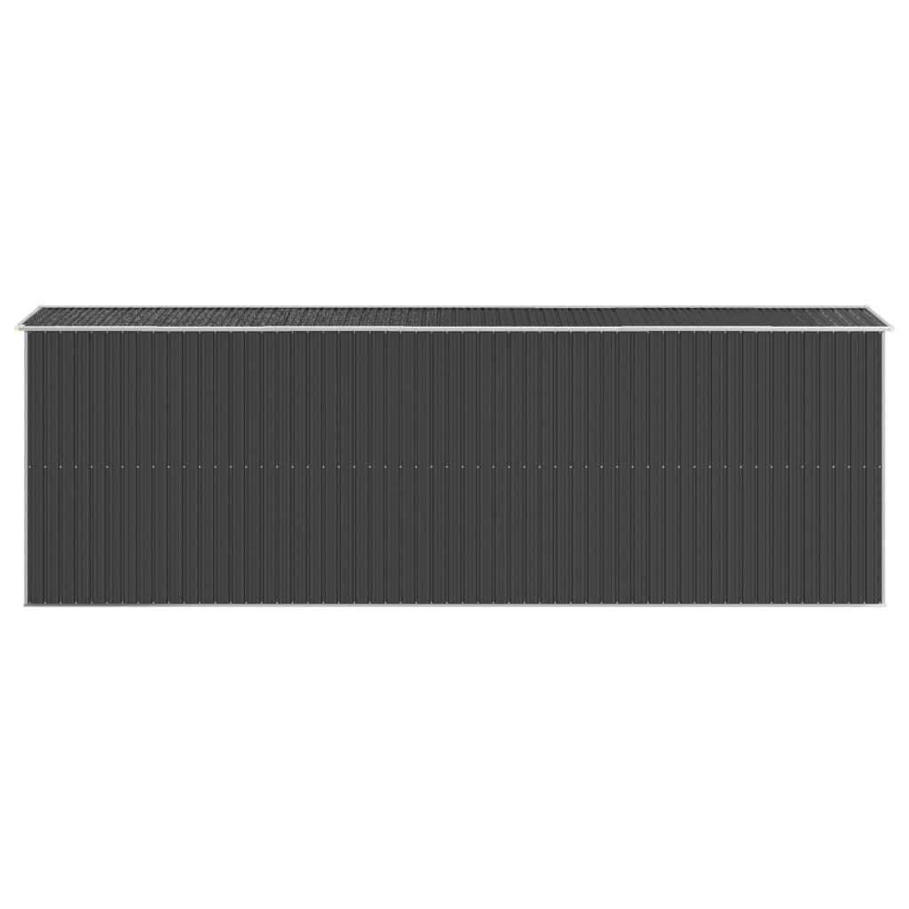 vidaXL Garden Shed Anthracite 192x606x223 cm Galvanised Steel