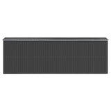 Garden Shed Anthracite 192x606x223 cm Galvanised Steel