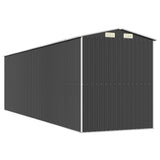 Garden Shed Anthracite 192x689x223 cm Galvanised Steel