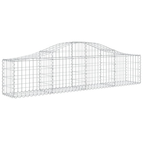 Arched Gabion Basket 200x30x40/60 cm Galvanised Iron