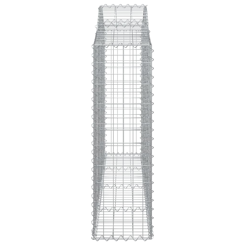 Arched Gabion Basket 200x30x100/120 cm Galvanised Iron