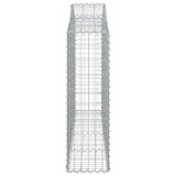 Arched Gabion Basket 200x30x100/120 cm Galvanised Iron