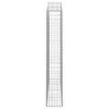Arched Gabion Basket 200x30x180/200 cm Galvanised Iron