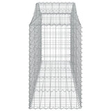 Arched Gabion Basket 200x50x80/100 cm Galvanised Iron